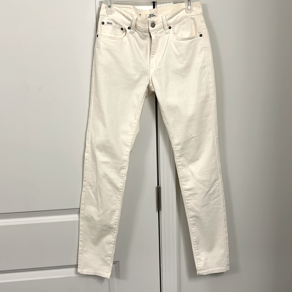 Cream/White Polo Jeans